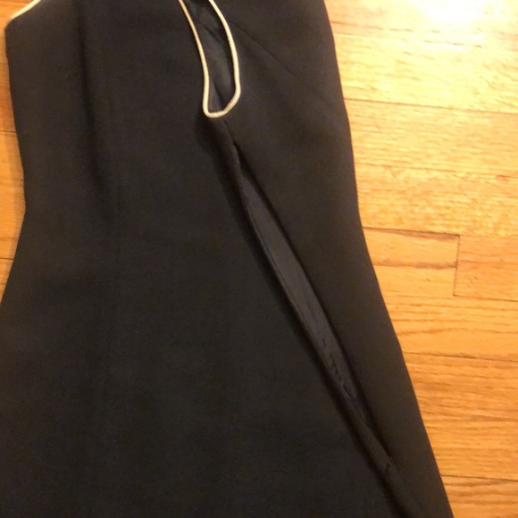 Ann Taylor Loft Shift Dress with Cream Piping - Picture 3 of 3